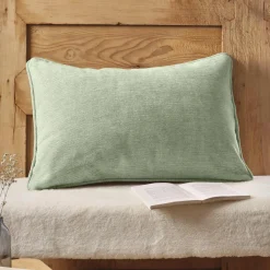 EMINZA Coussin rectangulaire tissé (40 x 60 cm) Magnus Vert Eucalyptus