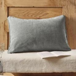 EMINZA Coussin rectangulaire tissé (40 x 60 cm) Magnus titane Gris Best