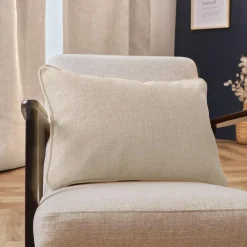 EMINZA Coussin rectangulaire tissé (40 x 60 cm) Alba grège Beige Best