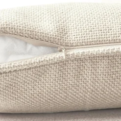EMINZA Coussin rectangulaire tissé (40 x 60 cm) Alba grège Beige Best