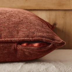 EMINZA Coussin rectangulaire tissé (40 x 60 cm) Magnus Terracotta Clearance