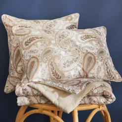 EMINZA Coussin rectangulaire velours (40 x 60 cm) Dolores Beige Discount