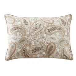 EMINZA Coussin rectangulaire velours (40 x 60 cm) Dolores Beige Discount