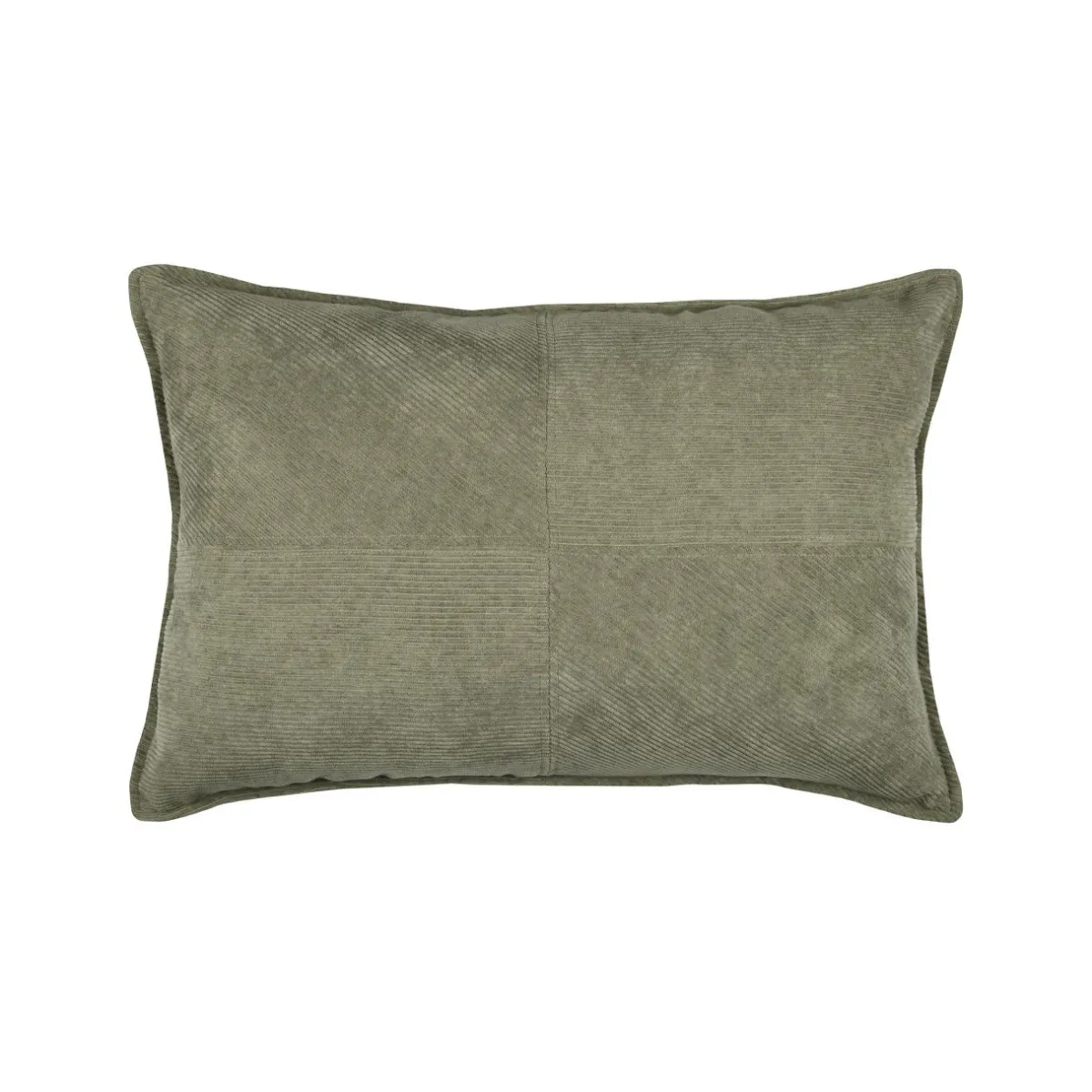 STOF Coussin rectangulaire velours (40 x 60 cm) Dandy Vert kaki Hot