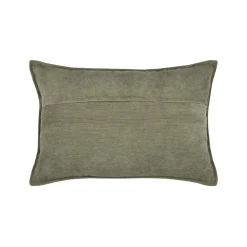 STOF Coussin rectangulaire velours (40 x 60 cm) Dandy Vert kaki Hot