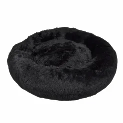 LOVE STORY Coussin rond apaisant pour chat et chien Fluffy D95 cm Noir Sale