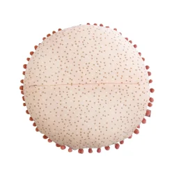 L'EFFET PAPILLON Coussin rond enfant coton (40 cm) Forêt enchantée Multicolore Discount