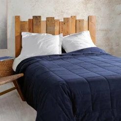 LINDER Couvre lit matelassé (230 x 250 cm) Vercors Bleu marine Clearance