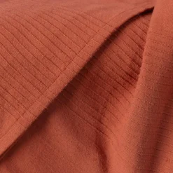 EMINZA Couvre-lit coton tissé (220 x 250 cm) Léa Terracotta Clearance
