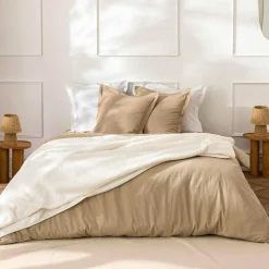 douceur d'intu017drieur Couvre-lit effet sherpa (240 x 220 cm) Calinou Ecru Sale