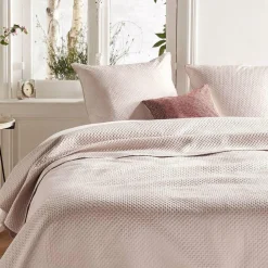 ATMOSPHERA Couvre-lit et taies d'oreiller (240 x 260 cm) Dolce Rose Sale