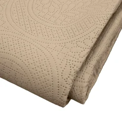 douceur d'intu017drieur Couvre-lit matelassé et deux taies d'oreiller (240 x 260 cm) Romane Beige Clearance