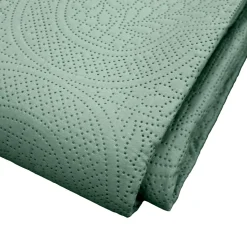 douceur d'intu017drieur Couvre-lit matelassé et deux taies d'oreiller (220 x 240 cm) Romane cédre Vert Hot