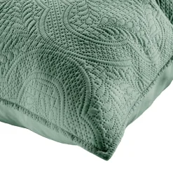douceur d'intu017drieur Couvre-lit matelassé et deux taies d'oreiller (240 x 260 cm) Romane cèdre Vert Hot