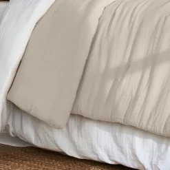 EMINZA Couvre-lit matelassé gaze de coton (240 x 220 cm) Gaïa pampa Beige Sale