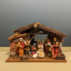 KAEMINGK Crèche de Noël complète et lumineuse (H15 cm) Sainte-Julia Sale