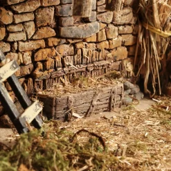 KAEMINGK Crèche de Noël vide (Hauteur 25 cm) Saint-Charly Naturel