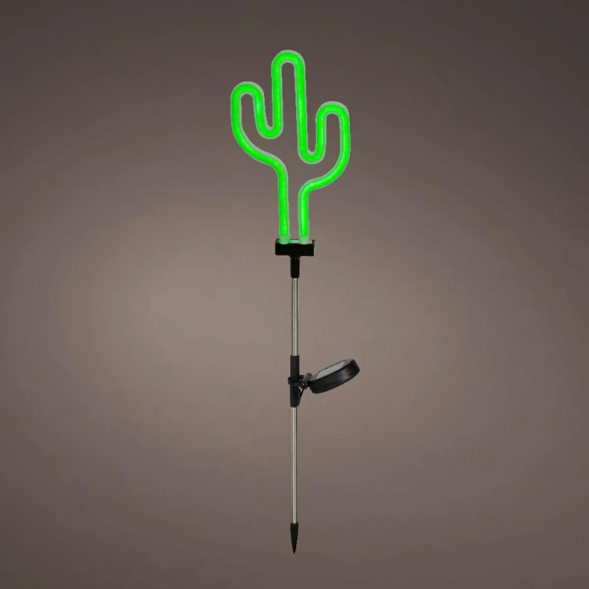 KAEMINGK Décoration lumineuse Solaire à piquer au sol (H73 cm) Cactus néon Vert Online
