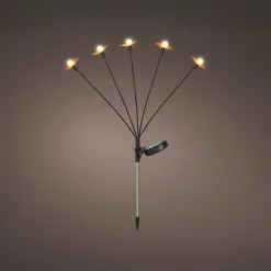 KAEMINGK Décoration lumineuse Solaire à piquer au sol (H60 cm) Papillons et blanc chaud Rouge Sale