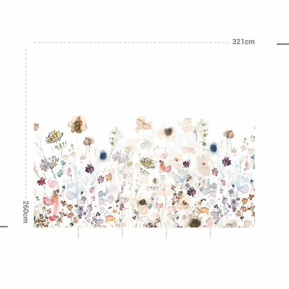 MOTIF Décoration murale adhésive (321 x 260 cm) Aleli Multicolore Best