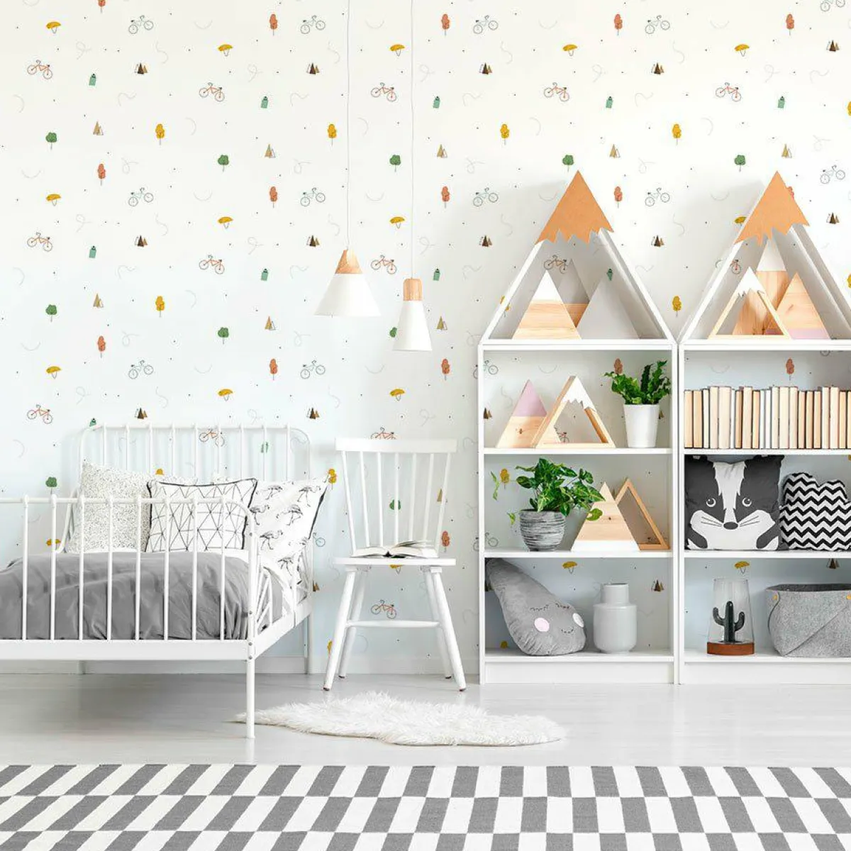 MOTIF Décoration murale adhésive (130 x 260 cm) Bike Multicolore Online
