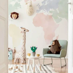 MOTIF Décoration murale adhésive (321 x 260 cm) Cute World Multicolore Discount
