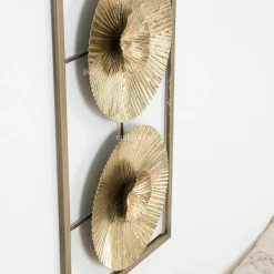 ATMOSPHERA Décation murale en métal (H61 cm) Seashell Or Sale