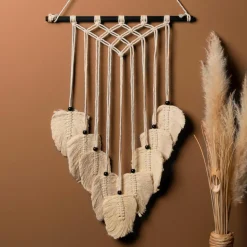 ATMOSPHERA Décoration murale Macramé (H68 cm) Safari Lin Best