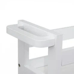 ATMOSPHERA Desserte à roulettes 3 niveaux (40 x 15 x 75 cm) Colorama Blanc Hot