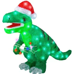 EMINZA Dinosaure lumineux 80 LED (H47 cm) Rex Blanc froid Sale