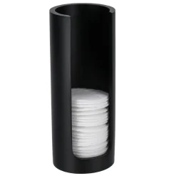 TENDANCE Distributeur à cotons (H17 cm) Japandi Noir New