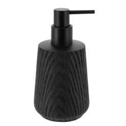 TENDANCE Distributeur de savon effet bois (350 ml) Scandi Noir Clearance