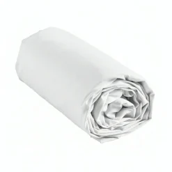 douceur d'intu017drieur Drap housse coton lavé (160 x 200 cm) Linella Blanc Sale