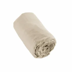 EMINZA Drap housse flanelle de coton (140 x 200 cm) Nina Beige Online