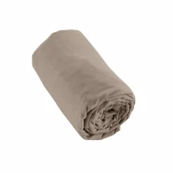 EMINZA Drap housse flanelle de coton (90 x 200 cm) Nina Ficelle Discount