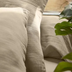 EMINZA Drap housse gaze de coton (140 x 190 cm) Gaïa Ficelle Outlet