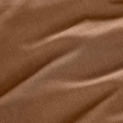EMINZA Drap housse percale de coton (140 x 200 cm) Cali Marron Chocolat Best