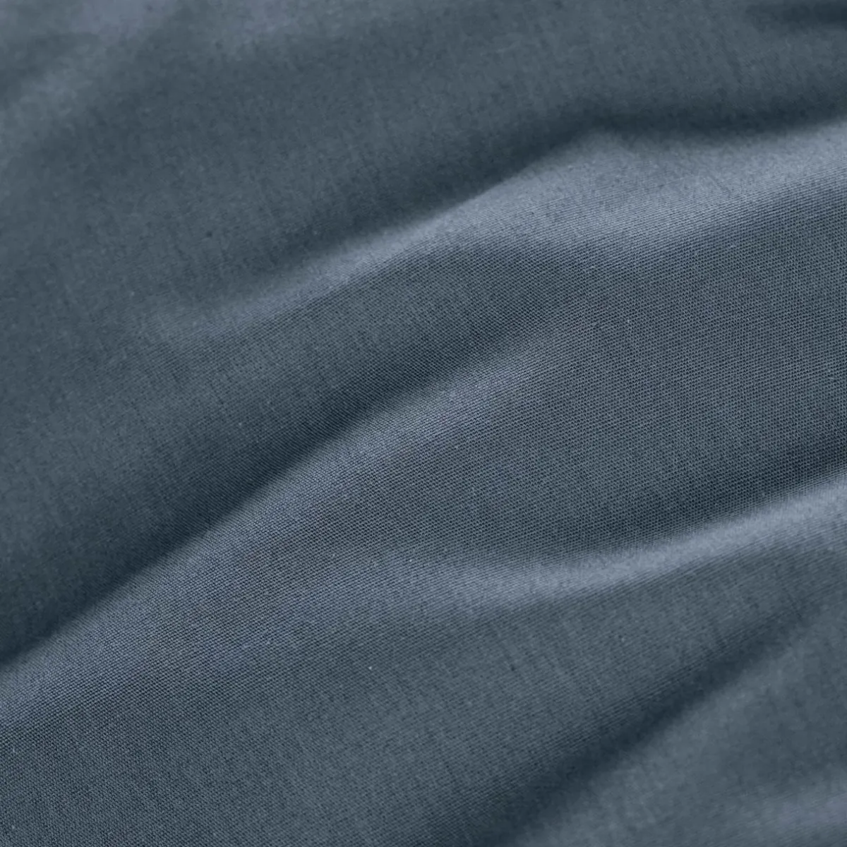 EMINZA Drap housse percale de coton (90 x 200 cm) Cali Bleu marine