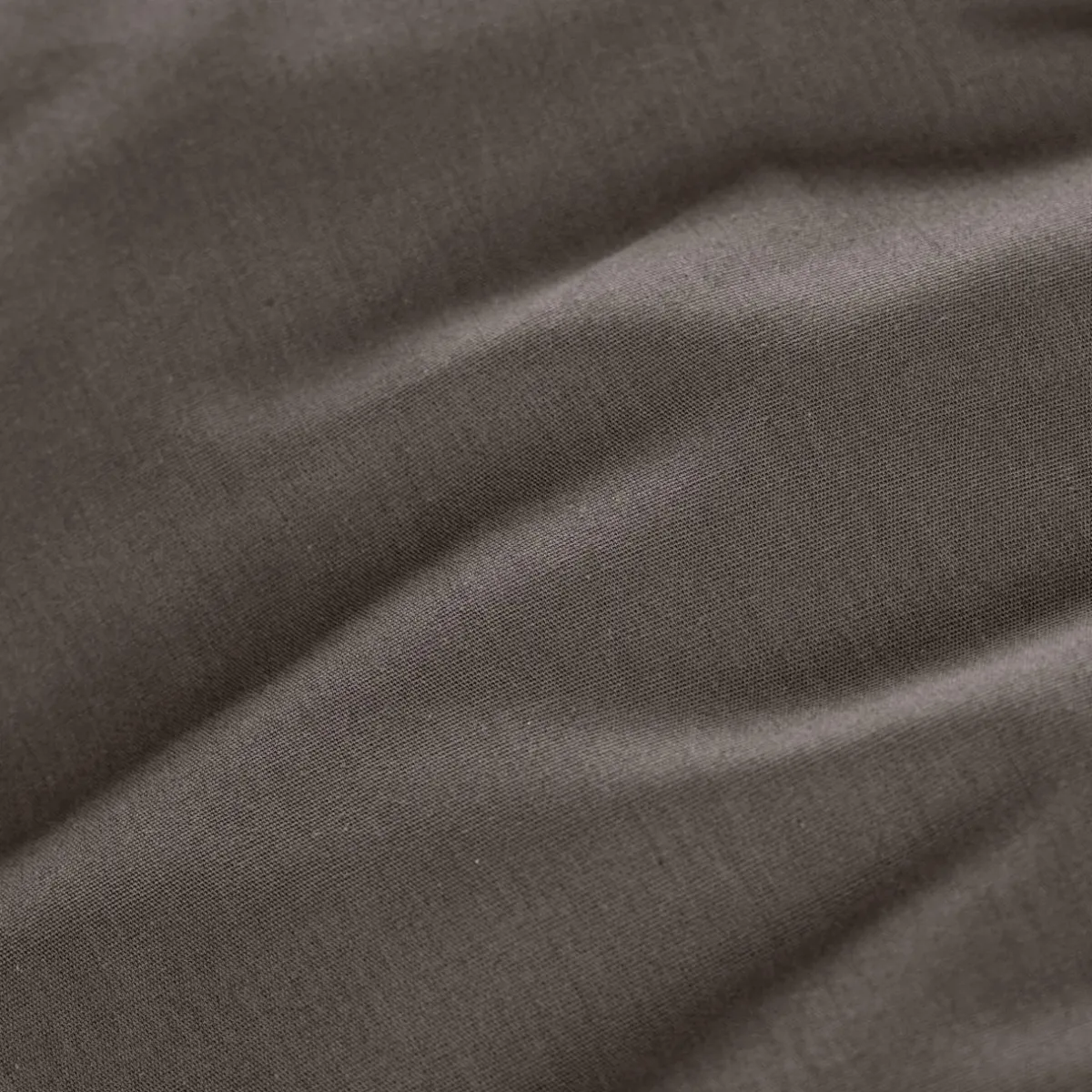 EMINZA Drap housse percale de coton (200 x 200 cm) Cali Gris Anthracite