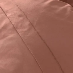 EMINZA Drap housse percale de coton (90 x 200 cm) Cali Bois de rose Rose clair Best
