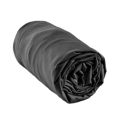 EMINZA Drap housse satin de bambou (200 x 200 cm) Sienna Noir Hot