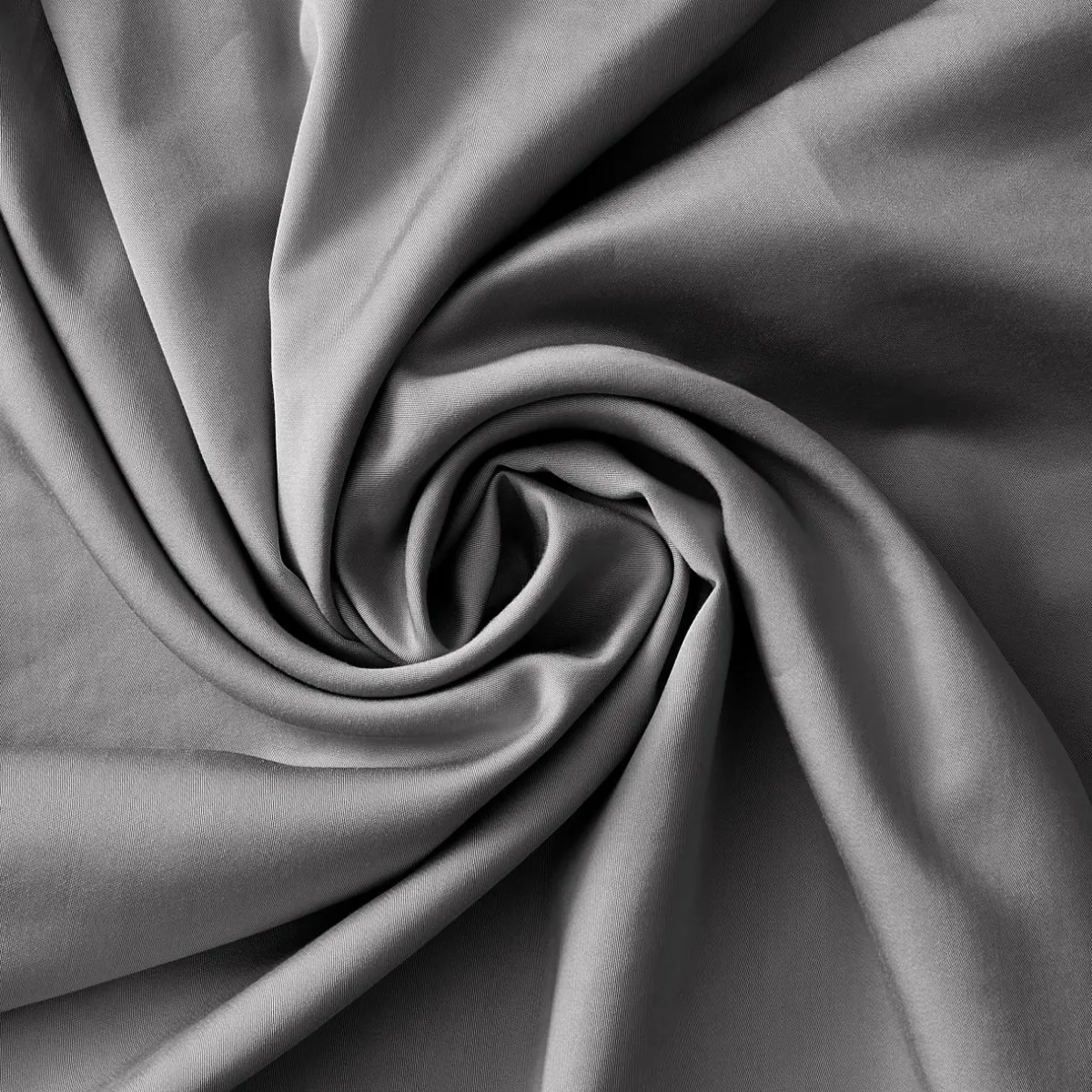 EMINZA Drap housse satin de bambou (140 x 190 cm) Sienna granit Gris New
