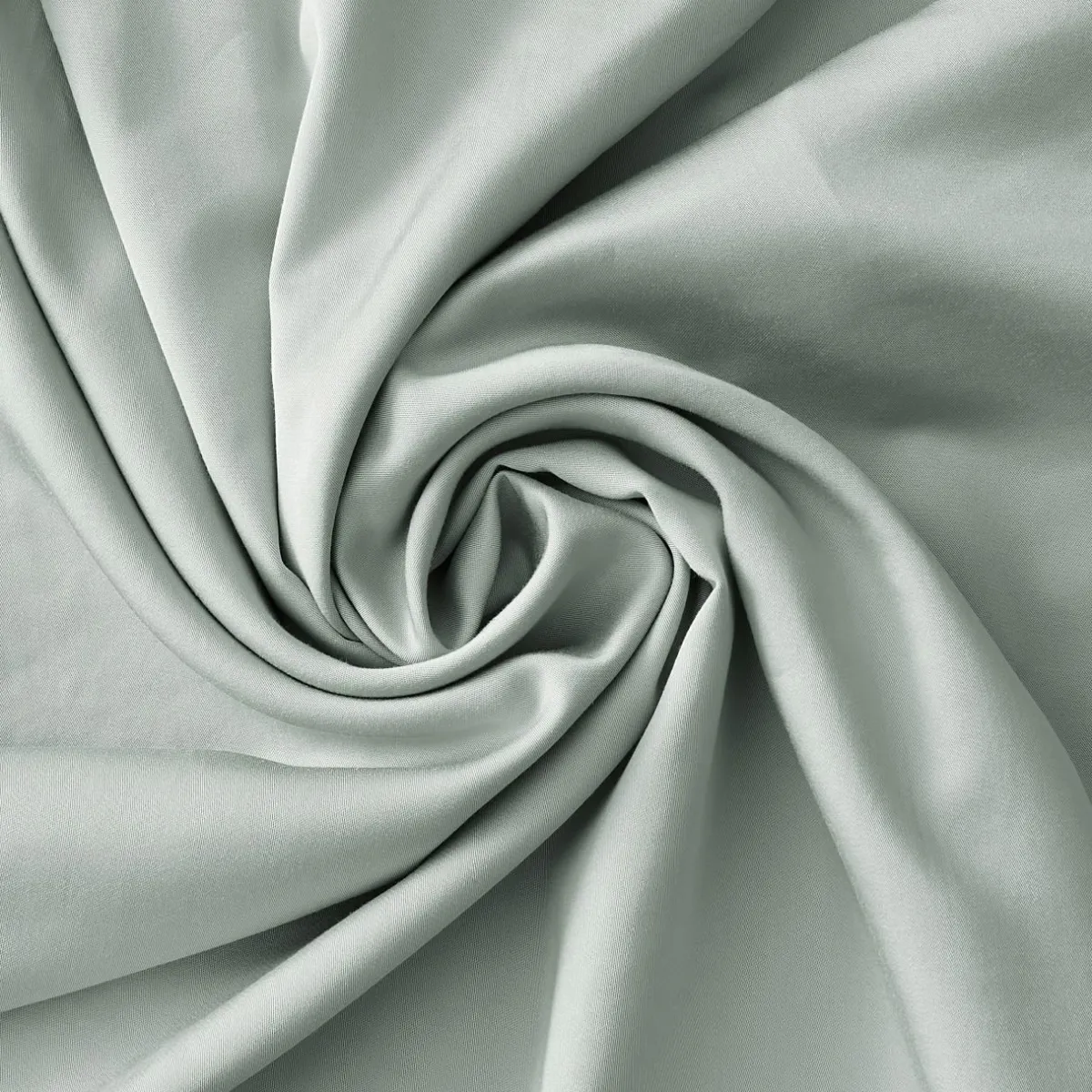 EMINZA Drap housse satin de bambou (90 x 190 cm) Sienna Vert Eucalyptus New