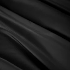 EMINZA Drap housse satin de bambou (160 x 200 cm) Sienna Noir Hot