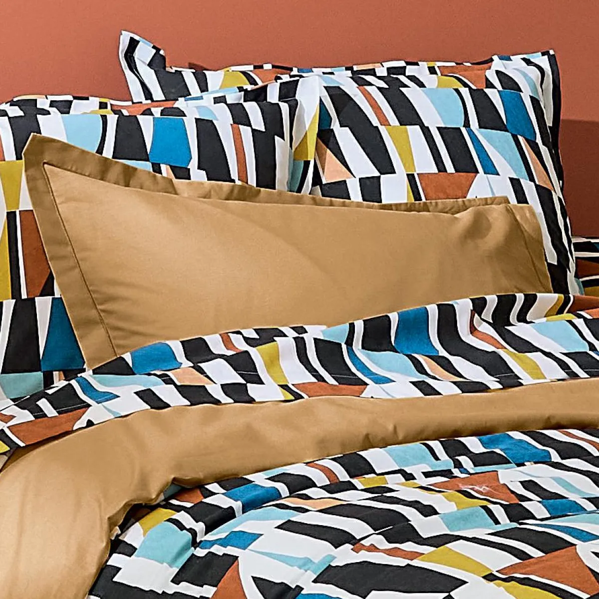 TRADI LINGE Drap plat coton (240 x 310 cm) Pietro Multicolore Hot