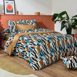 TRADI LINGE Drap plat coton (240 x 310 cm) Pietro Multicolore Hot