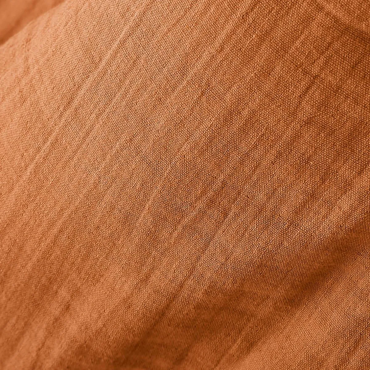 EMINZA Drap plat gaze de coton (240 x 300 cm) Gaïa Abricot New