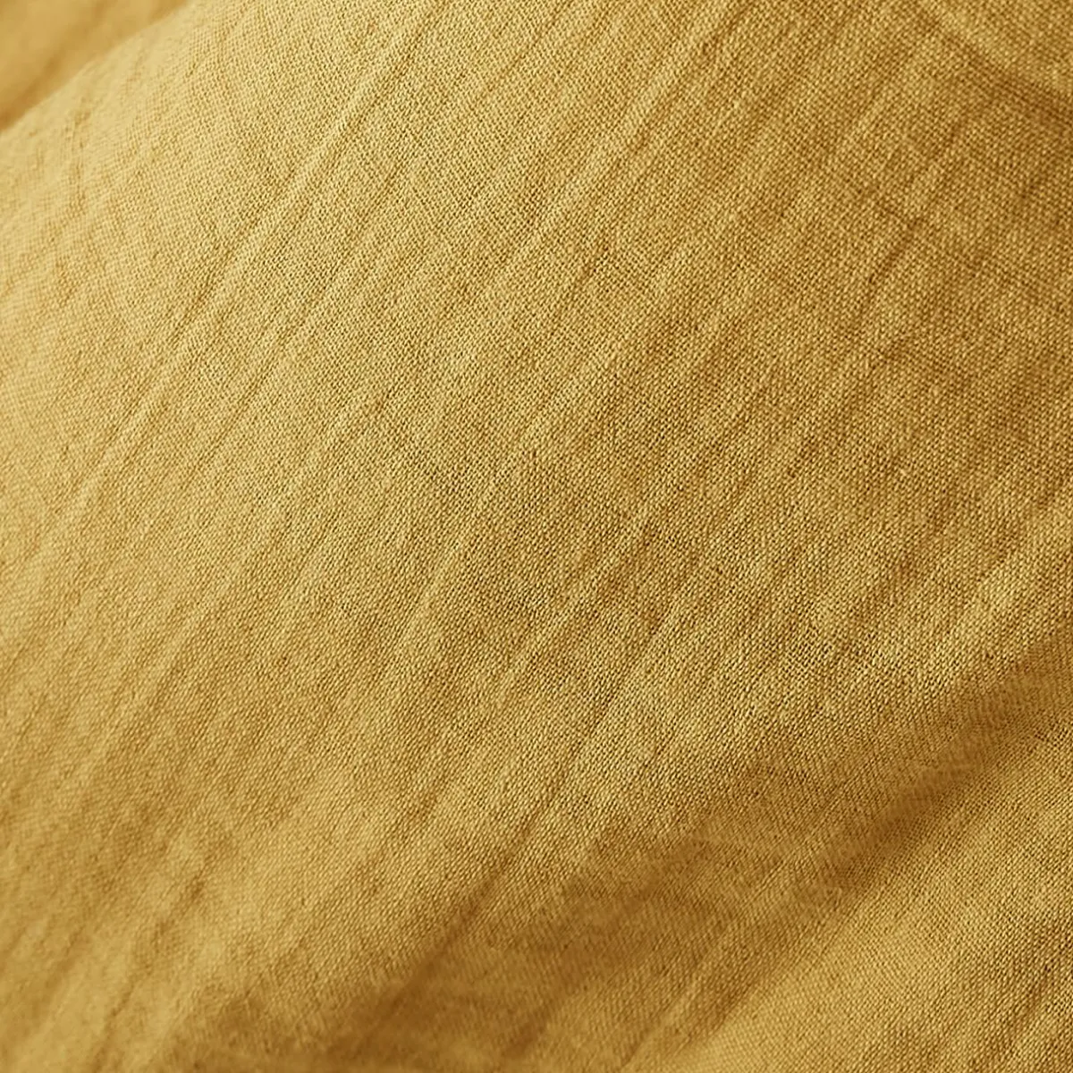 EMINZA Drap plat gaze de coton (270 x 300 cm) Gaïa Jaune safran Online