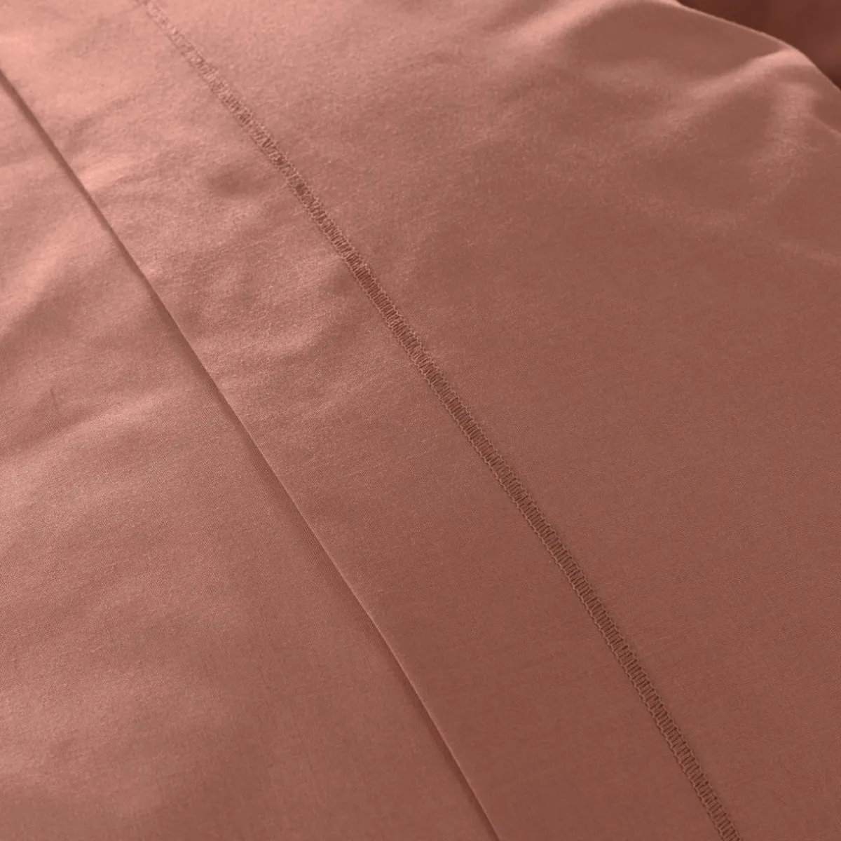 EMINZA Drap plat percale de coton (180 x 290 cm) Cali Bois de rose Rose clair Best