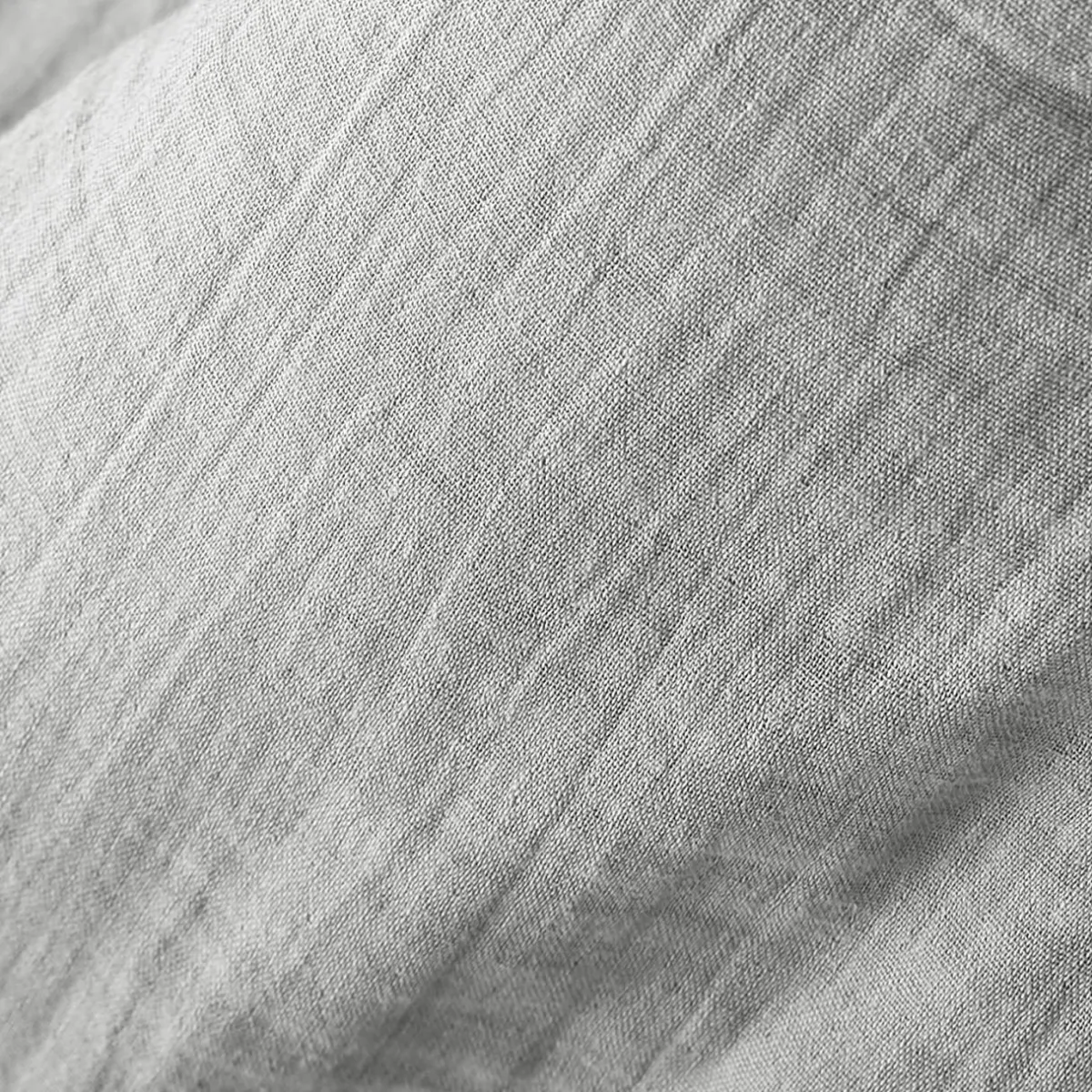 EMINZA Edredon gaze de coton (150 x 150 cm) Gaïa Gris nuage Gris clair Hot